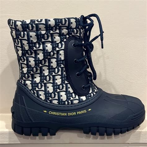 dior combat rain boots|christian Dior snow boots.